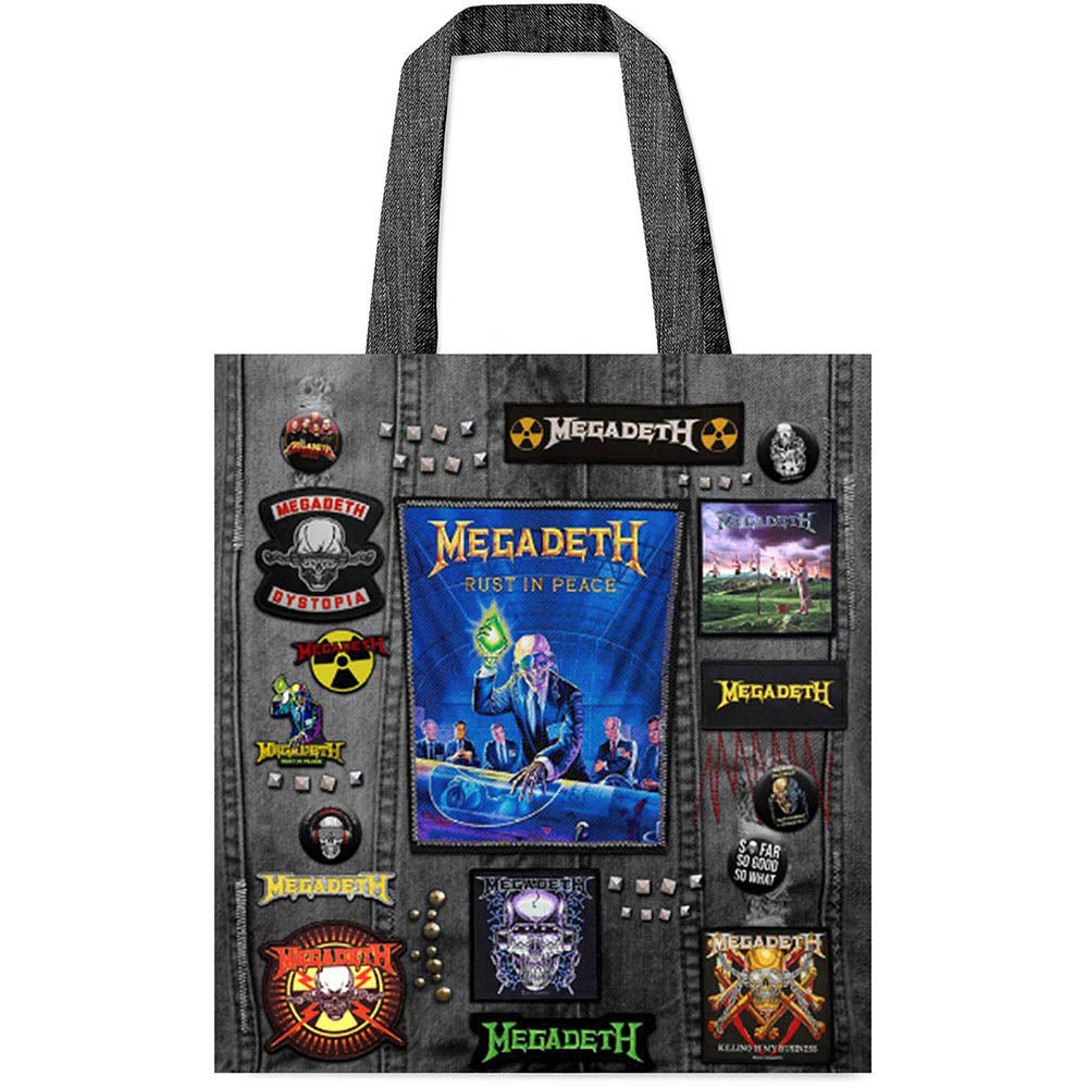 【予約商品】 MEGADETH メガデス (デビュー 40周年 ) - Rust In Peace / Battle Bags / トートバッグ - PGS